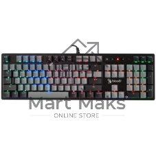 Клавиатура проводная A4Tech Bloody B828N USB черный/серый