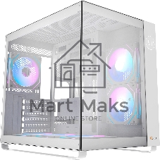 Компьютерный корпус Ocypus Iota C70 WH ARGb ATX/win/белый/6 ARGb fans/no PSU/Tempered Glass