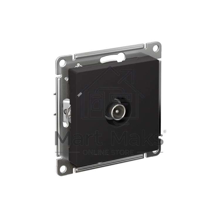 Механизм розетки TV оконечной AtlasDesign 1DB карбон