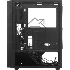 Корпус без блока питания PCCOOLER MA100 MESH BK, Mesh Mid Tower, черный, TG, 0.4 SPCC, 3x120мм ARGb ATX, mATX, mITX 160/310/180мм 2x2.5