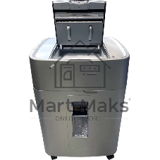 Шредер Office Kit SA300 (1,9х15) серый/черный с автоподачей (секр.P-5) фрагменты 300лист. 45лтр. скобы пл.карты