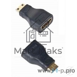 Переходник Gembird Переходник HDMI-miniHDMI 19F/19M, золотые разъемы, пакет A-HDMI-FC