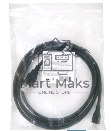 Кабель Defender USB08-06 USB 2.0 кабель для соед. USB 2.0 AM-MicroBM,1.8м, PolyBag