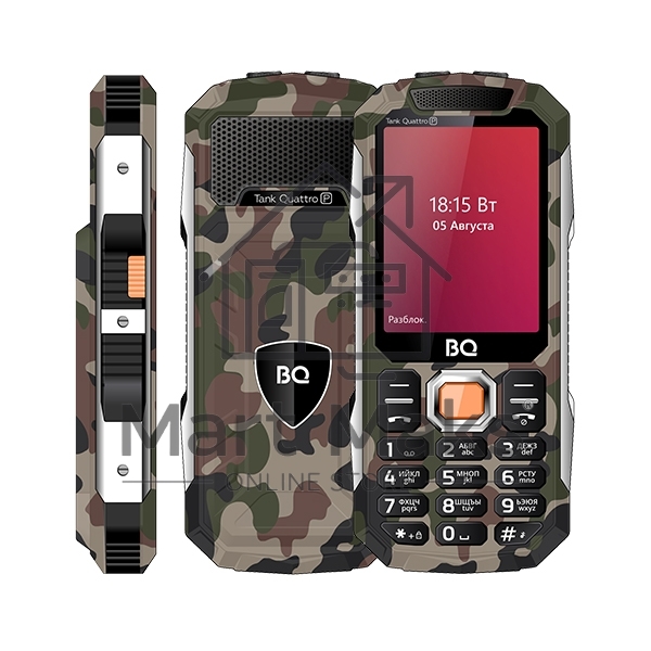 Мобильный телефон BQ 2817 Tank Quattro Power камуфляж