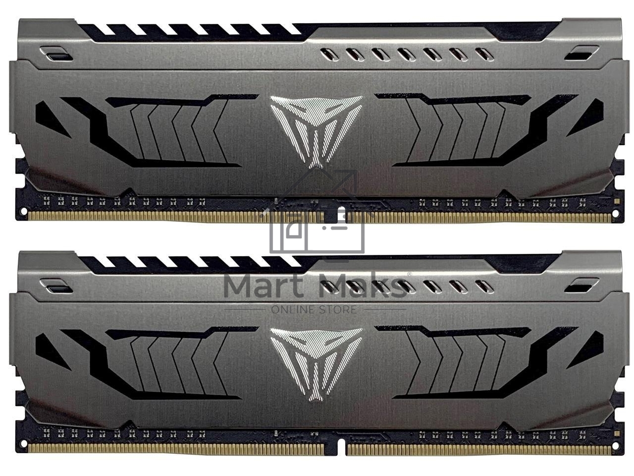 Оперативная память Patriot Viper Steel, DDR4, 16GB (2x8 GB), 3600 MHz, CL18, DIMM, радиатор, черный