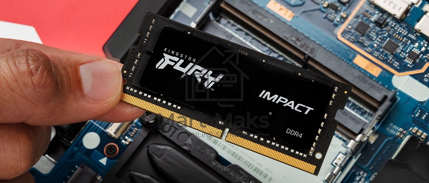 Оперативная память Kingston Fury Impact, DDR4, 8GB (1x8GB), 3200MHz, CL20, SO-DIMM
