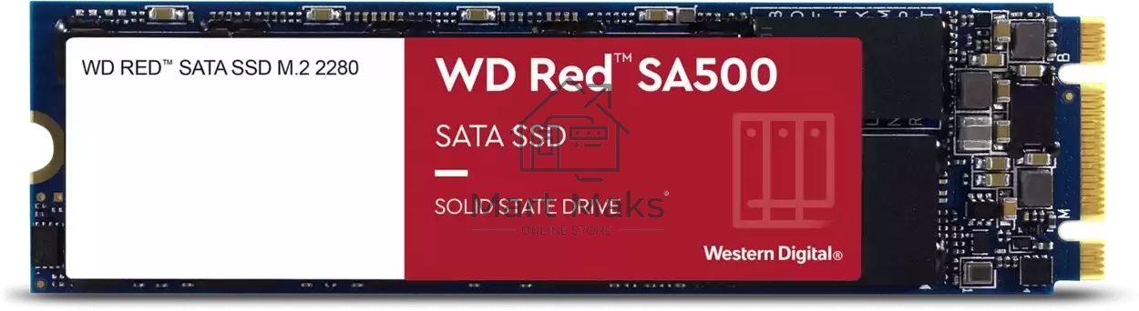 Накопитель SSD WD Red SA500 WDS500G1R0A, 500Gb, SATA III, 2.5
