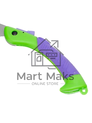 Пила садовая складная, 150 мм рабочая часть, пластиковая обрезиненная рукоятка Palisad