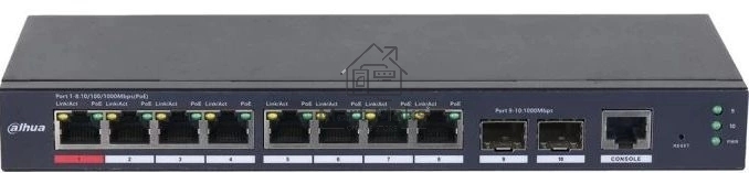 Коммутатор Dahua DH-S4210-8GT-110 16x1 Гбит/с управляемый