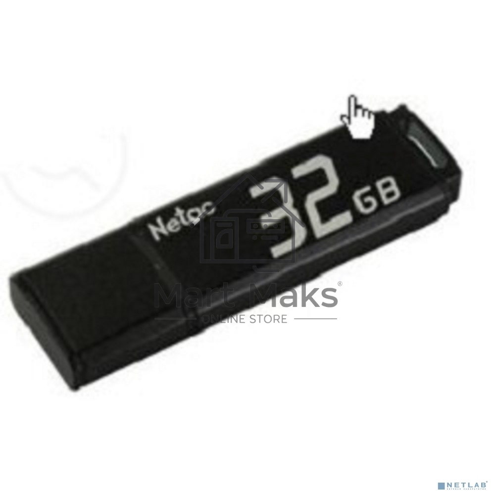 Флешка USB R/W Netac U351 32Gb <NT03U351N-032G-30BK>, USB3.0