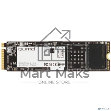 Накопитель SSD QUMO Novation, 256Gb, M.2 2280, PCIe 3.0 x4, NVMe, R/W 3100/1290