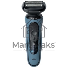 Электробритва Braun S5 52-A1650s c дорожным чехлом синий/черный насадки для тела/триммер для бороды тип 5762