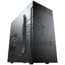 Компьютерный корпус ACD Coffre 102N mATX, черный, 80мм rear FAN, w/o PSU