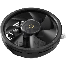 Кулер для процессора CPU Cooler Ocypus Beta A10 BK (75W, 3-pin, 67mm, Al, 1x124mm, 40CFM, 29.5dBA, 2000RPM, S: 1851/1700/115X/1200, AM5/AM4, black)