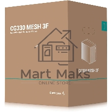 Компьютерный корпус Deepcool CG330 MESH 3F черный без БП mATX 6x120mm 4x140mm 2xUSB2.0 1xUSB3.0 audio bott PSU