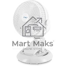 Вентилятор Vitek VTF-06U белый, настольный, 2.5 Вт, 2 скорости, 10 см, USB