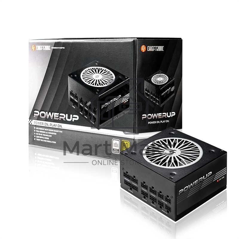 Блок питания Chieftec CHIEFTRONIC GPX-650FC, 650Вт, 80 PLUS Gold, 120мм, черный