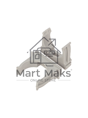 Крепеж-клипса для трубы ø 32 мм серая (10 шт./уп.) Rexant