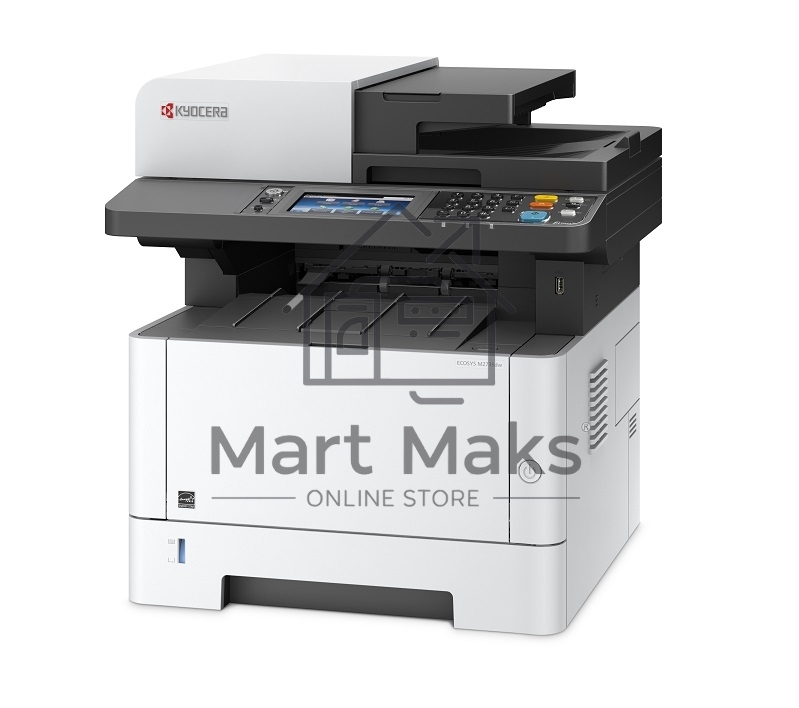 МФУ лазерный Kyocera Ecosys M2735dw (1102SG3NL0), A4, ч/б, печ. до 35 стр/мин., скан. до 40 стр/мин. (ч/б) 16 стр/мин. (цвет), 1200 x 1200 dpi (печать) 600x600dpi (скан.), USB, RJ-45, Wi-Fi, Air Print