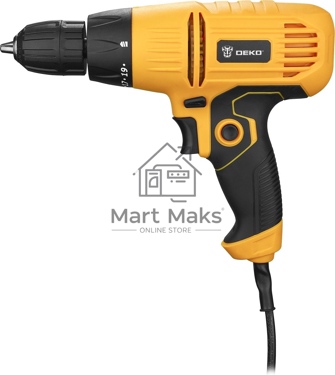 Дрель-шуруповерт Deko DKSD500W, 500Вт, сетевая
