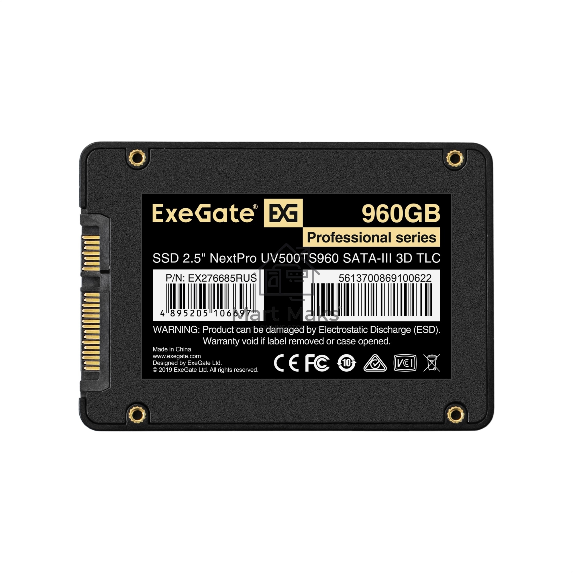 Накопитель SSD ExeGate NextPro UV500TS1920, 1920Gb, 2.5