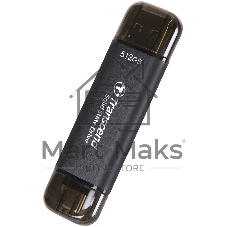 Накопитель SSD Transcend USB-C 512GB TS512GESD310C серый USB-A