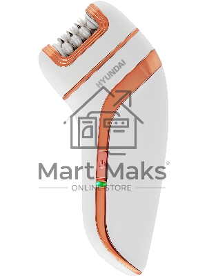 Эпилятор Hyundai H-EP9020 скор.:2 насад.:3 от аккум. белый/бежевый