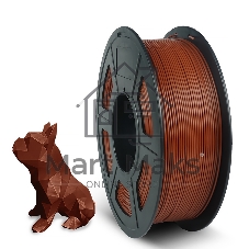 Филамент NVPrint PLA+ Chocolate для 3D печати диаметр 1.75мм длина 330 метров масса 1 кг