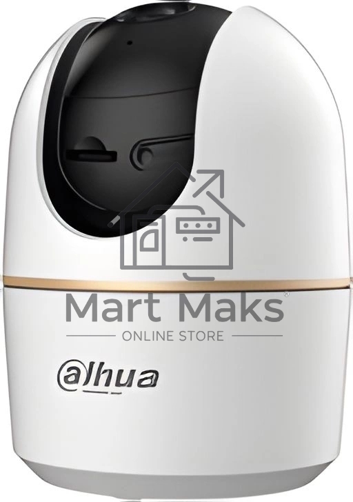 Мини-PT IP-видеокамера DAHUA DH-IPC-H4AP-0360B с Wi-Fi 2.4ГГц 4Мп, 1/3” CMOS, объектив 3.6мм, видеоаналитика, ИК до 10м
