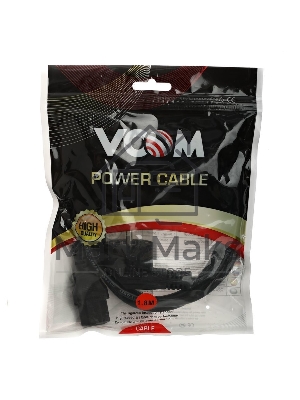 Кабель компьютер-розетка 220V (EURO) <VDE> 3G0,75мм2 VCOM CE021-CU 1,8 м