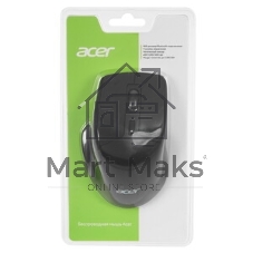 Мышь беспроводная Acer OMR170 черный, 1600 dpi, радиоканал, Bluetooth, USB, кнопки - 6