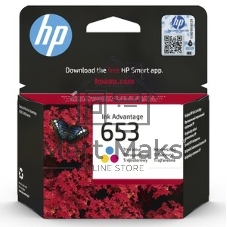 Картридж HP 653 струйный трехцветный (200 стр)