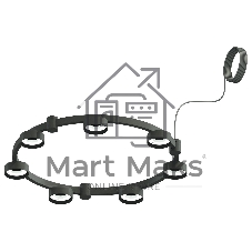 Корпус светильника C9238/7 SBK черный песок D635*70.5mm GX53/7