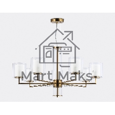 Люстра Ambrella light LH56013/7 BS/FR латунь/белый матовый E14*7 max 40W D790*1260