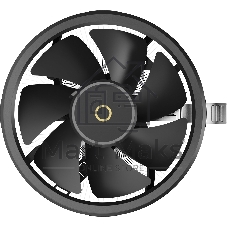 Кулер для процессора CPU Cooler Ocypus Beta A10 BK (75W, 3-pin, 67mm, Al, 1x124mm, 40CFM, 29.5dBA, 2000RPM, S: 1851/1700/115X/1200, AM5/AM4, black)