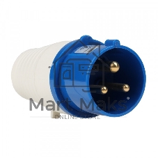 Вилка кабельная 023 32А 220AC 2P+PE 6ч IP44 КЭАЗ 222736