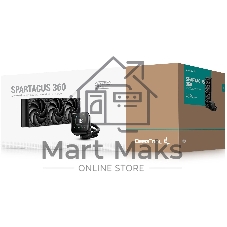 Система водяного охлаждения Deepcool Spartacus 360 ARGB Soc-AM5/AM4/1200/1700/1851 черный 4-pin 32.23dB Al LCD 2073gr Ret (R-SPT360-BKDSMP-G-1)