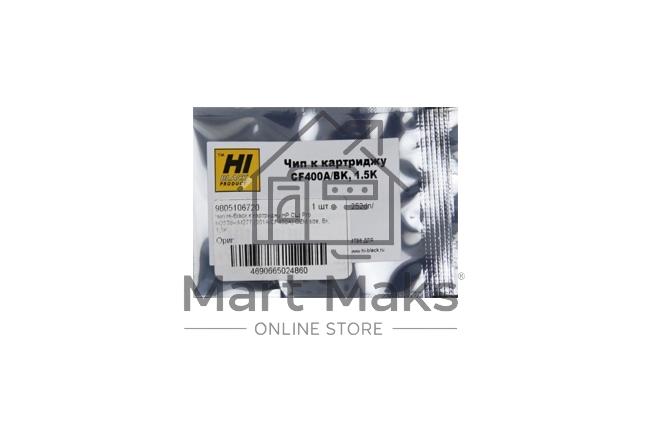 Чип Hi-Black к картриджу HP CLJ Pro M252dw/M277/Canon CRG-045 (CF400A) OEM size, Bk, 1,5K