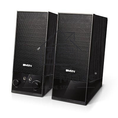 Колонки Sven SPS-604 2.0 черный 4Вт