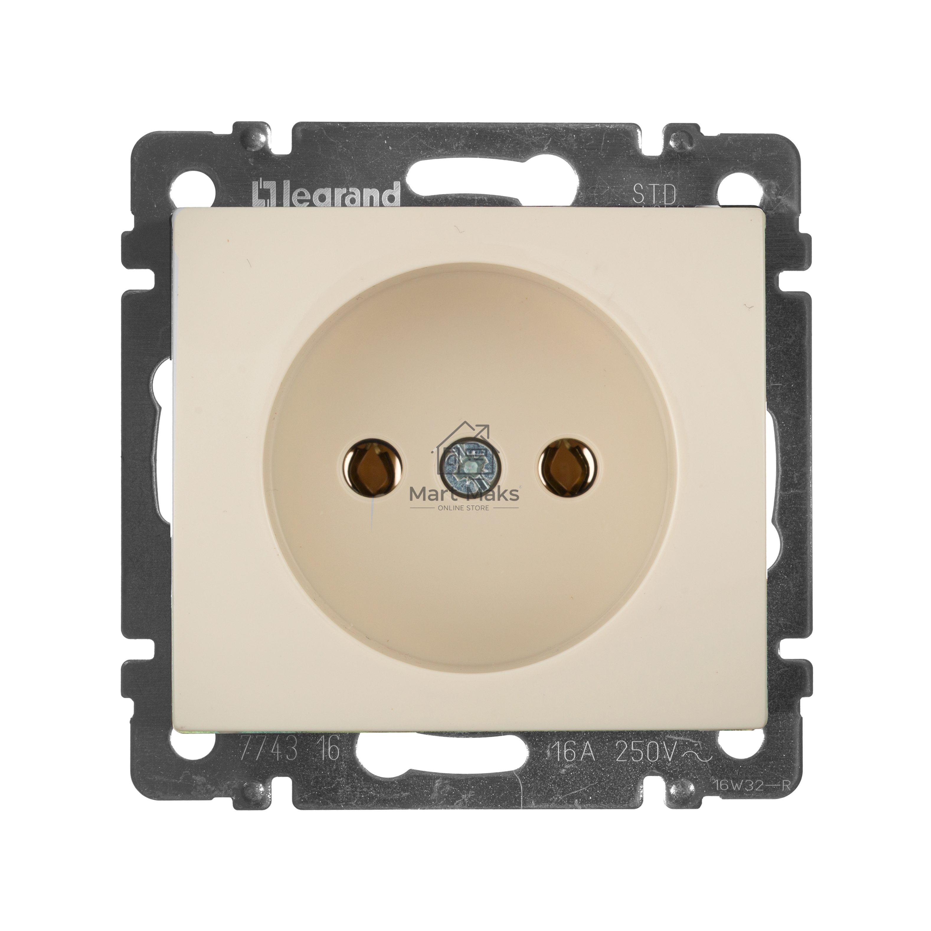 Розетка Legrand 774316 Valena без заземления (слоновая кость)