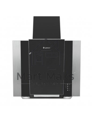 Вытяжка наклонная Gefest ВО 3603 Д3А черный/серебристый, 60 см, 550 куб. м/ч, 76 дБ