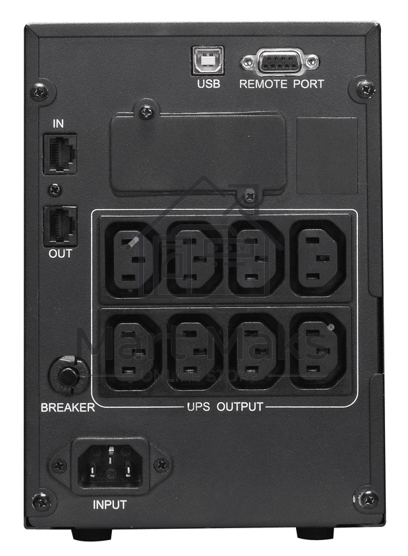 Источник бесперебойного питания Powercom Smart King Pro+ SPT-1500-II LCD 1200Вт 1500ВА черный