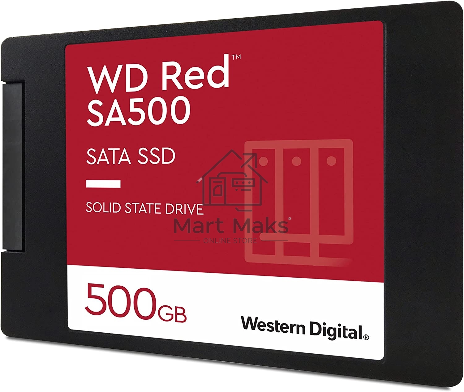 Накопитель SSD WD Red SA500 WDS500G1R0A, 500Gb, SATA III, 2.5