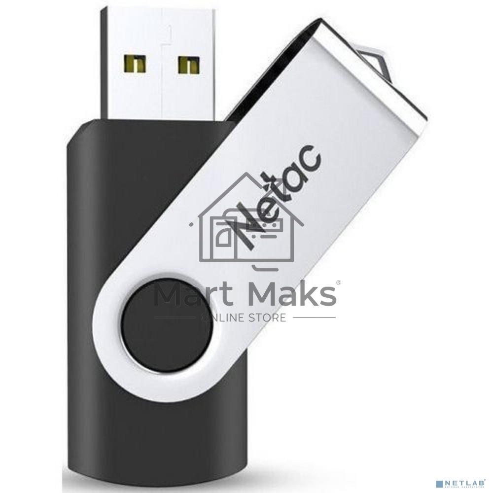 Флешка USB R/W R/W Netac U505 64Gb <NT03U505N-064G-20BK>, USB2.0