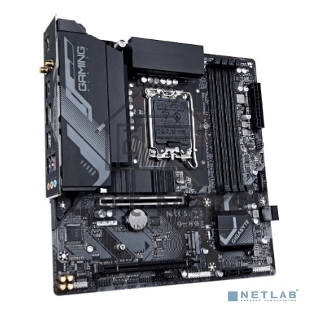 Материнская плата Gigabyte B760M GAMING X AX, LGA 1700, Intel B760, 4xDDR5, 4xSATA, 2xM.2, 1xPCIe 4.0 x16, 1xPCIe 3.0 x16, 1xHDMI, 1xDP, 1x 2.5Gb LAN, 5xUSB-A 2.0, 3xUSB-A 3.2 Gen 1, 3x3.5 мм, 7.1, mATX