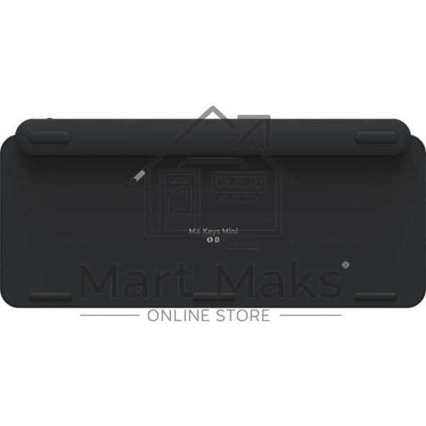 Клавиатура Logitech MX Keys Mini (920-010501) беспроводная, USB, Bluetooth/Радиоканал, темно-серый/черный