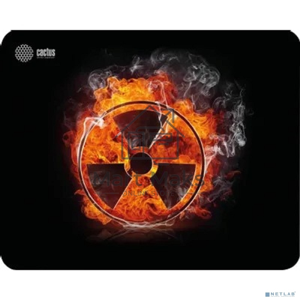 Коврик для мыши Cactus CS-MP-D06M Radiation 300x250x3мм