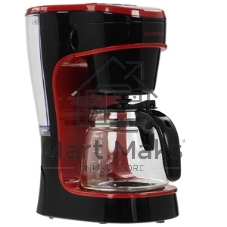 Кофеварка капельная SUPRA CMS-0655 черный/красный, исп. кофе - молотый, 720 мл, 750 Вт.
