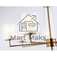 Люстра Ambrella light LH56013/7 BS/FR латунь/белый матовый E14*7 max 40W D790*1260