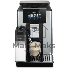 Кофемашина DeLonghi ECAM610.55.SB 1450Вт черный/серебристый